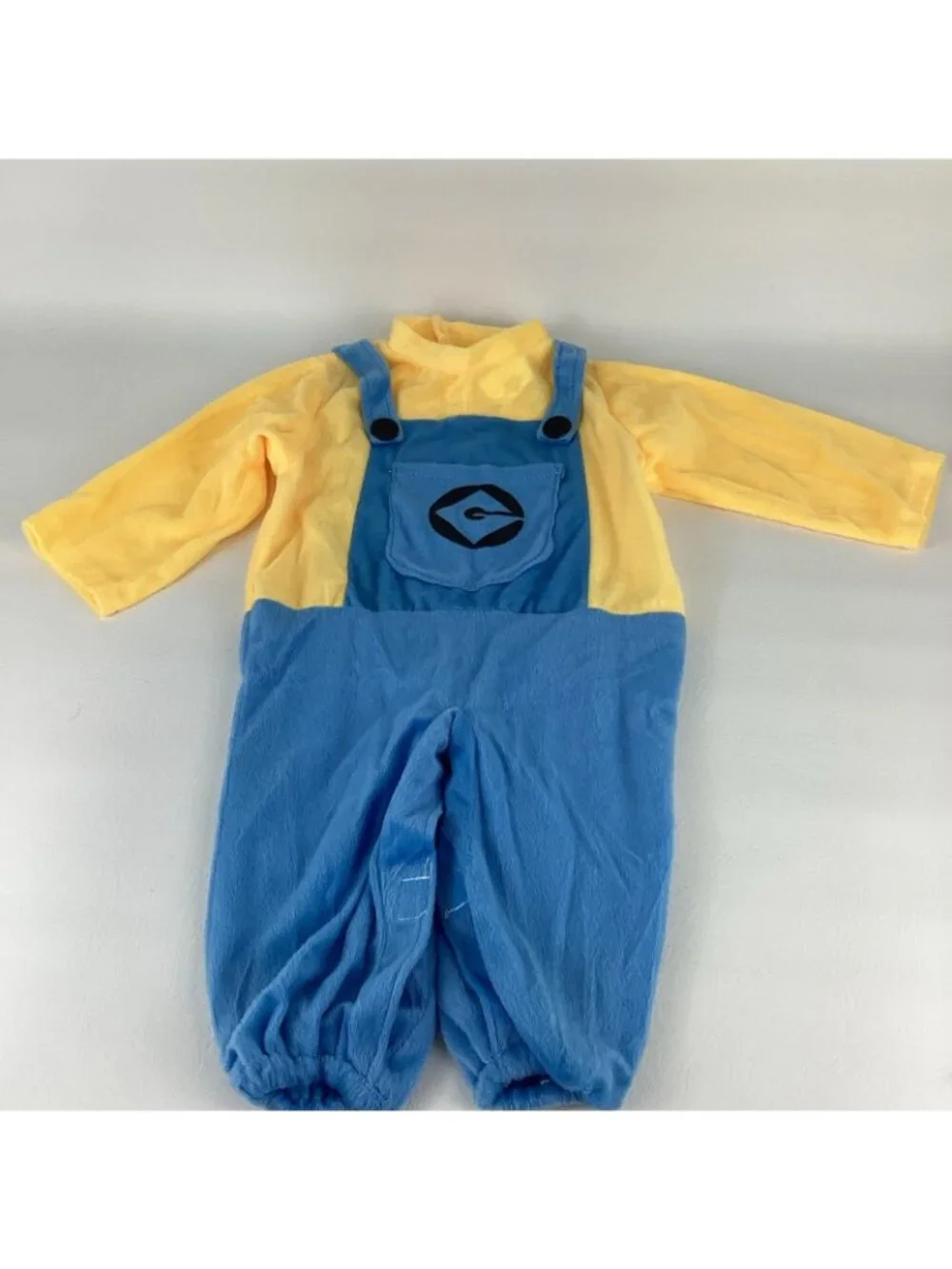 Despicable Me Minion Costume Infant Hat Jumpsuit Halloween 3-6mo Rubie's 2016 - Picture 3 of 7